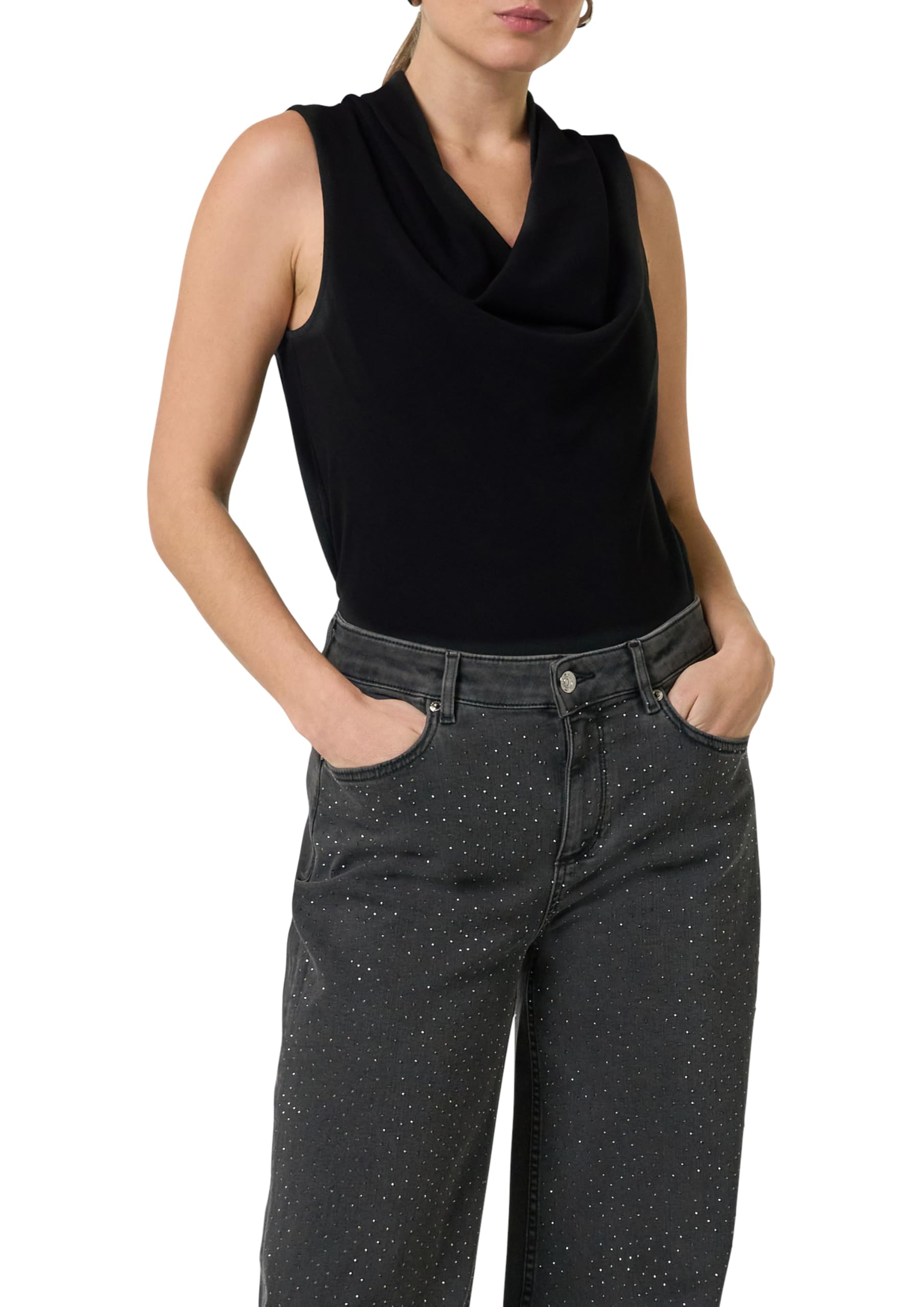 comma Women's 2163107 T-Shirt, 9999, 6