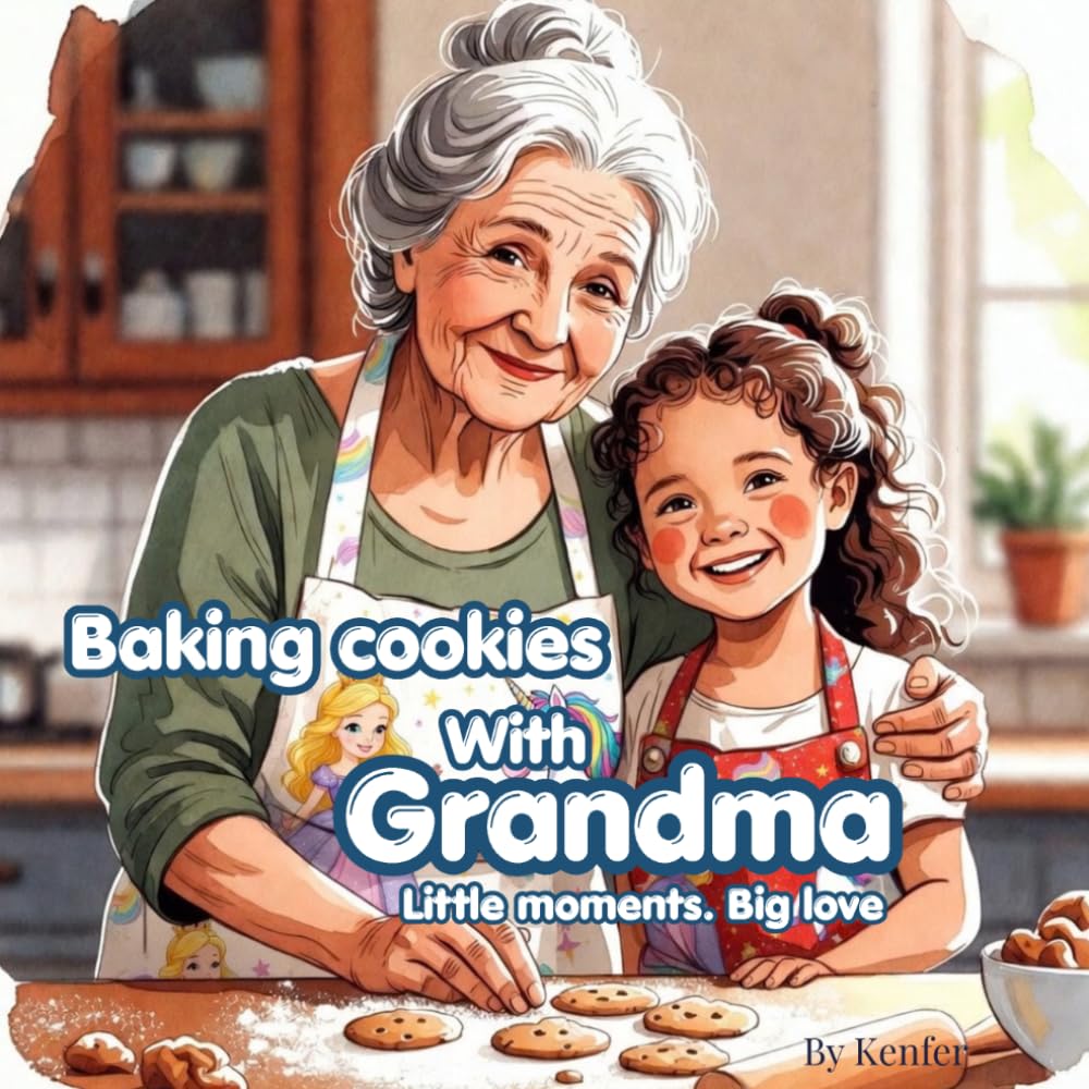 Baking cookies with Grandma: Little Moments. Big Love