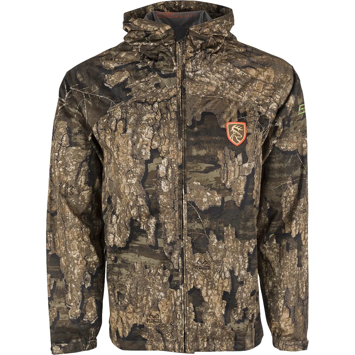 Drake Waterfowl Ultralight Performance Waterproof Pack Shell Jacket with Agion