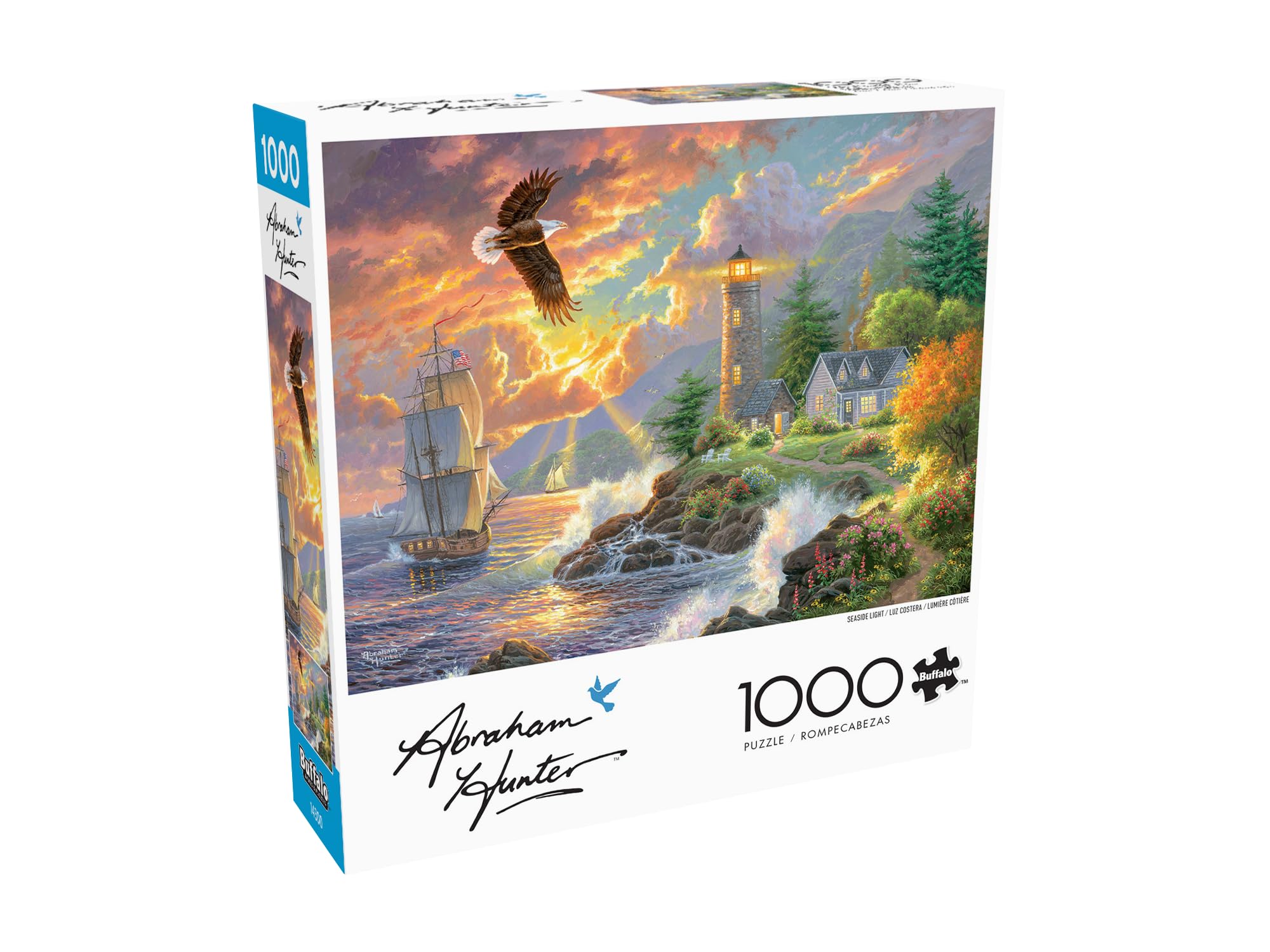 Abraham Hunter Seaside Light, 1000 Piece Beach Jigsaw Puzzle