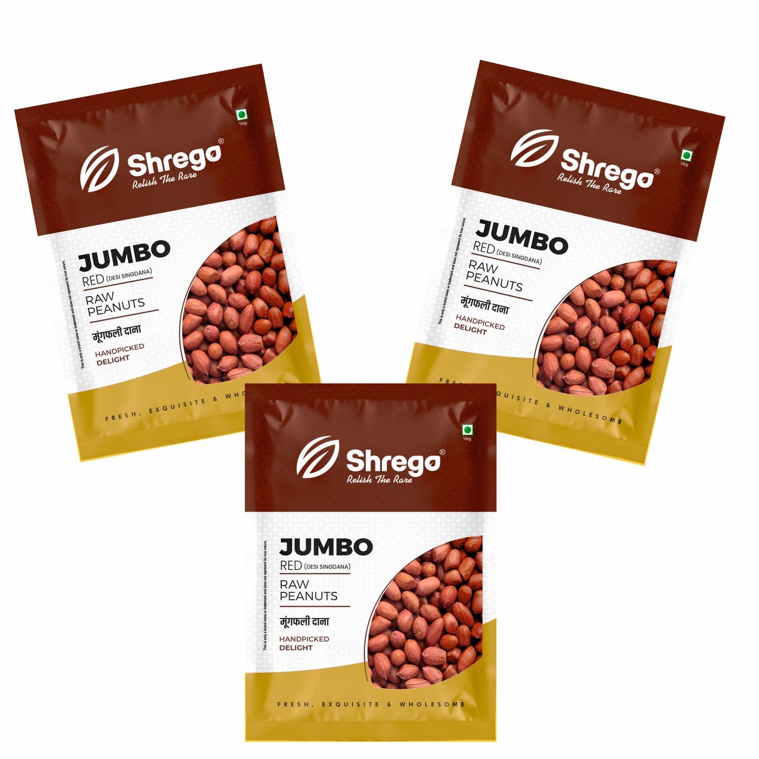 SHREGO Jumbo Raw Peanut, Desi Singdana, Red Peanuts 1050G (3X350G Vacuum Packed) (B0983T4YLW) Amazon Price History, Amazon Price Tracker