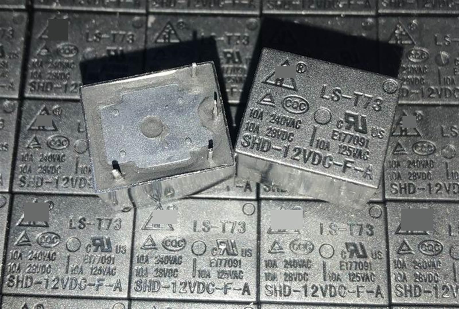 Amazon.com: PONNYC LS-T73 SHD-12VDC-F-A (T73-1A-12V-10A) Relay 4pins ...
