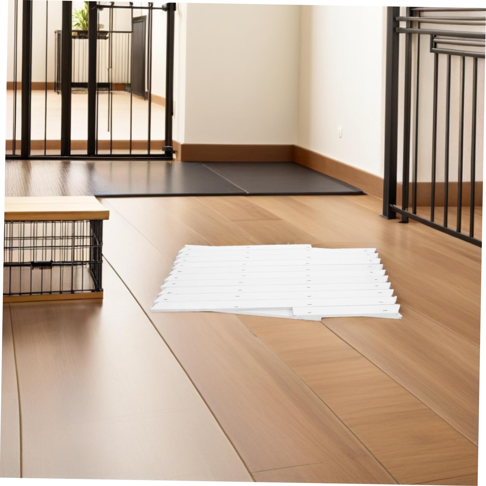 TOYANDONA Enrejado de Madera White Diseño Ajustable y Ahorra Espacio para Plantas Trepadoras para Extensible Adecuado para Montaje en Paredes Interiores y Exteriores