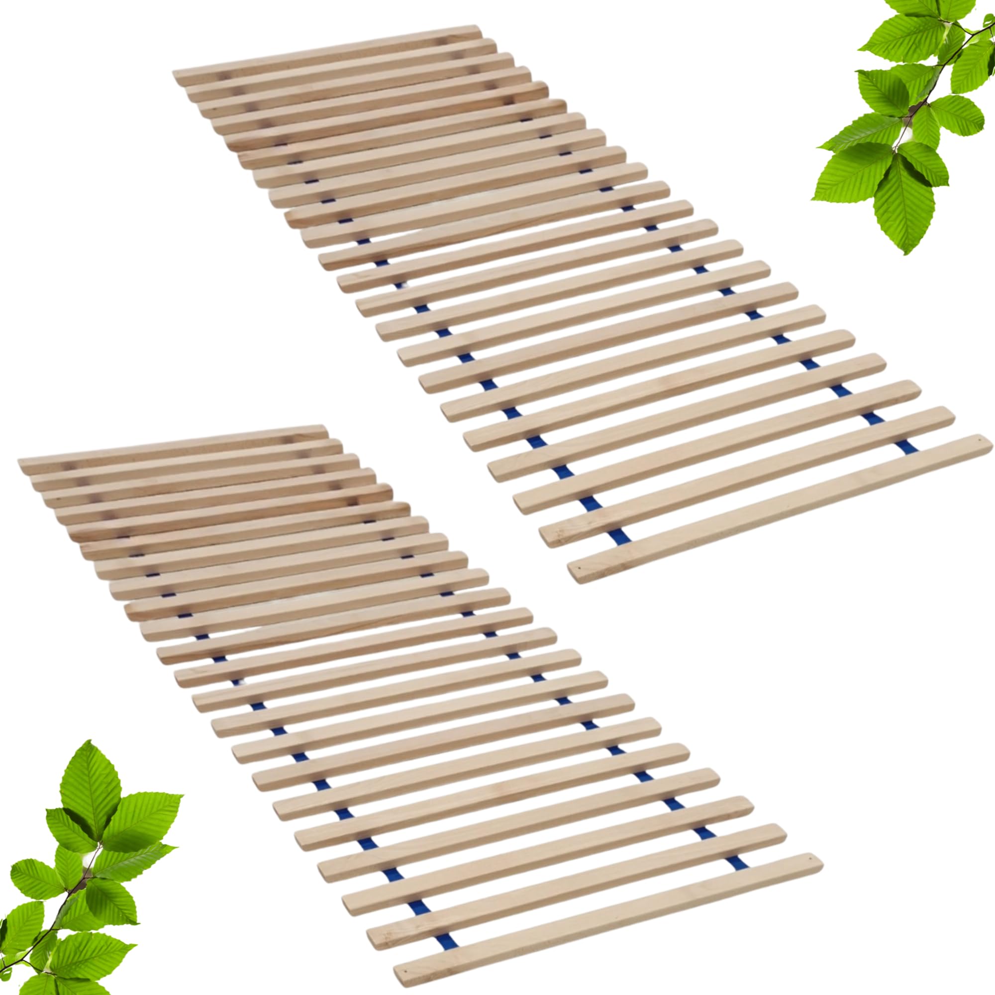 INNOVAHOME Premium Rollrost 140x200 - Zweiteiliger Buchenholz Lattenrost