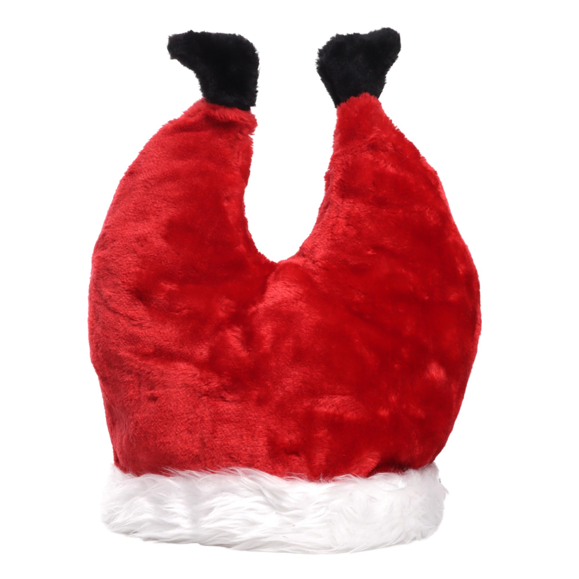 Funny Santa Legs Pants Hat Festive Christmas Party Dress Up Accessory One Size Fits Most