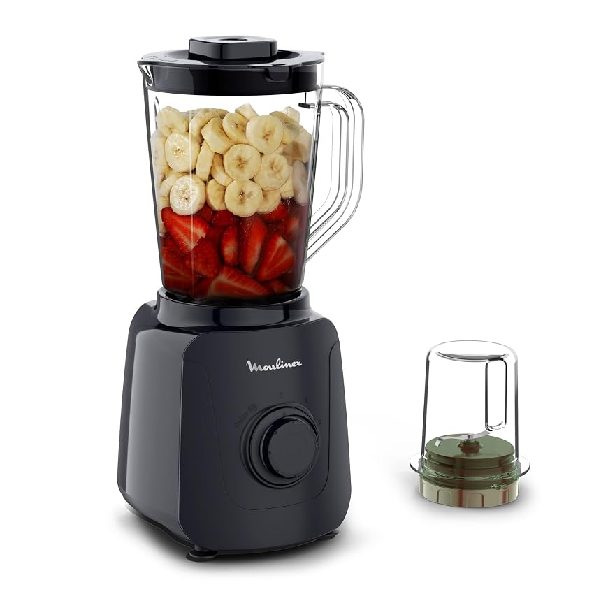 Moulinex Blendforce Essential, Frullatore Multifunzione con Ventilazione del Motore