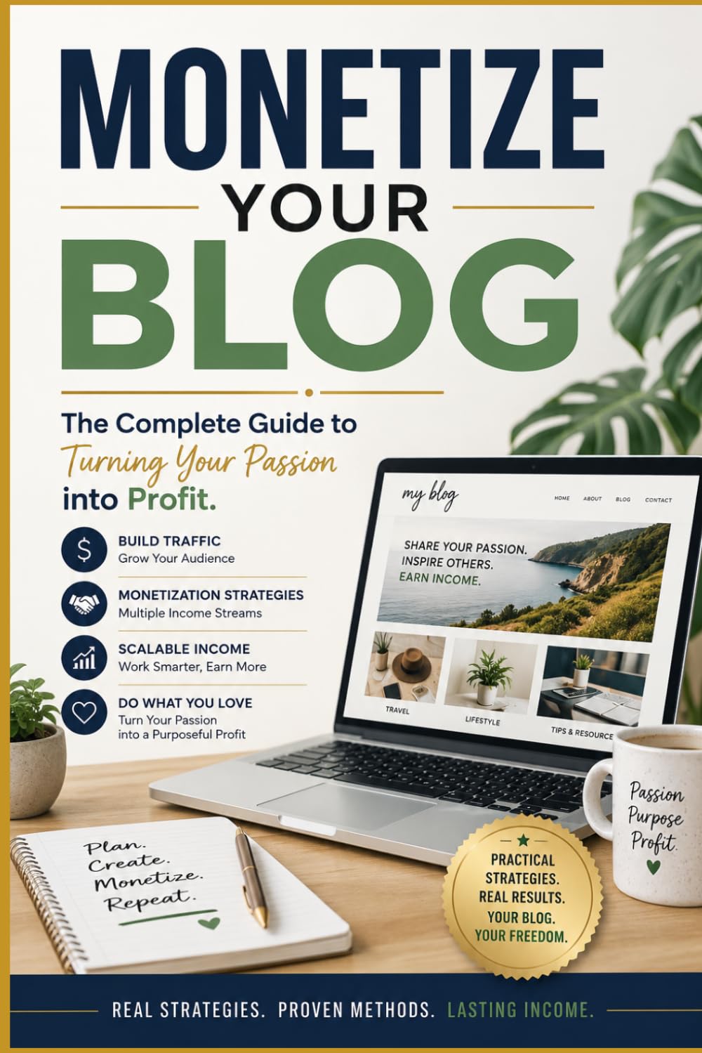 MONETIZE YOUR BLOG: The Complete Guide to Turning Your Passion into Profit