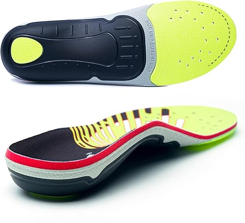 Miniatura 1 de IFITNA Plantillas para fascitis plantar, soporte de arco alto, para hombre y mujer, amortiguador de impacto, almohadilla para botas de trabajo de