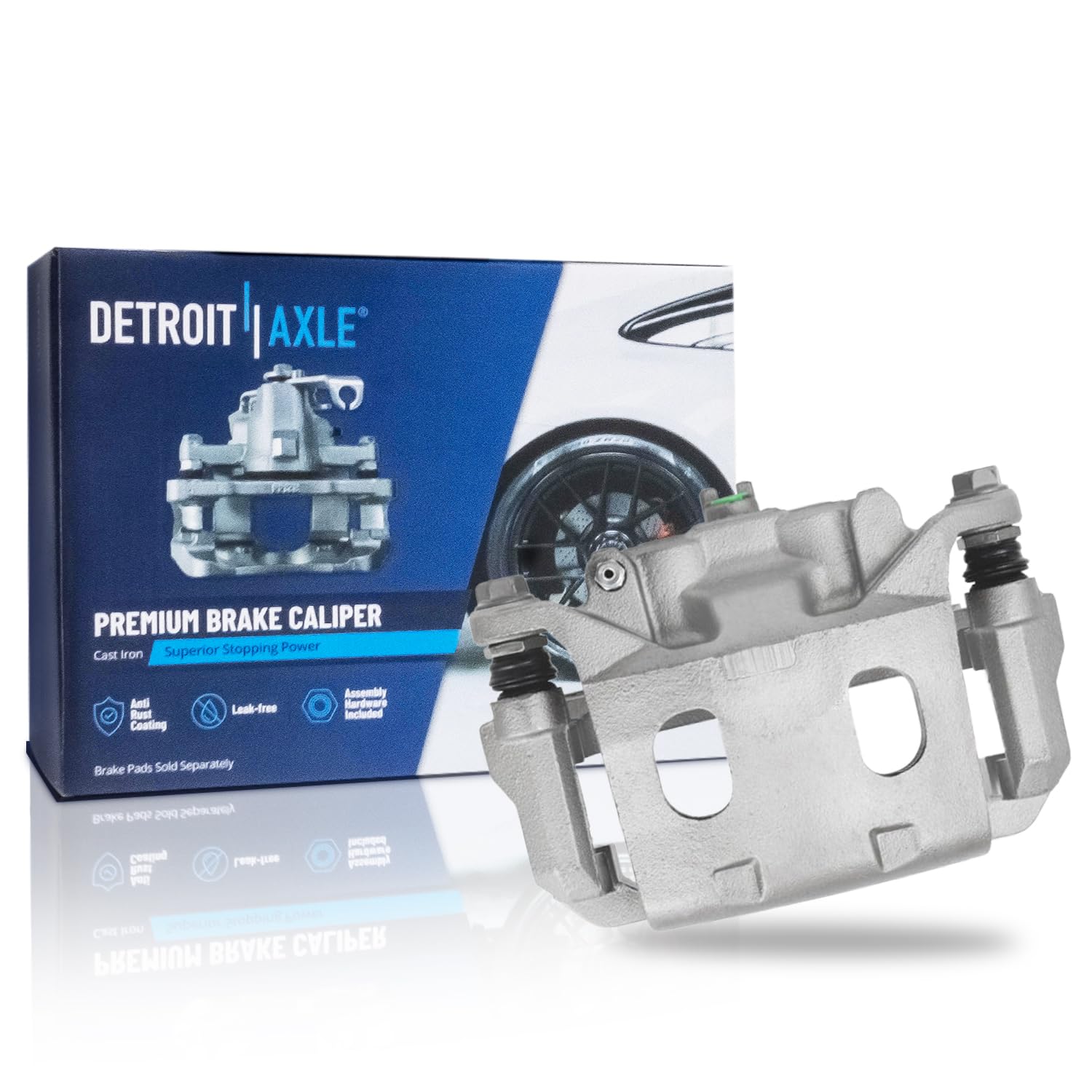 Detroit Axle - Front Right Brake Caliper w/Bracket for Nissan Murano