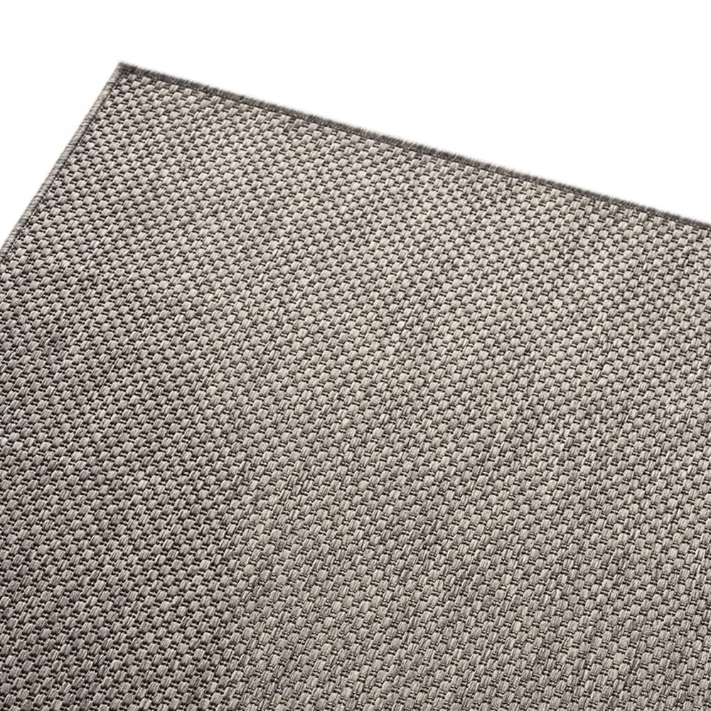 CARPETIA Tappeto luminoso a trama piatta per Interni ed Esterni | Sala d'attesa | antracite Dimensione 80x150 cm, Dimensione 80 x 150 cm