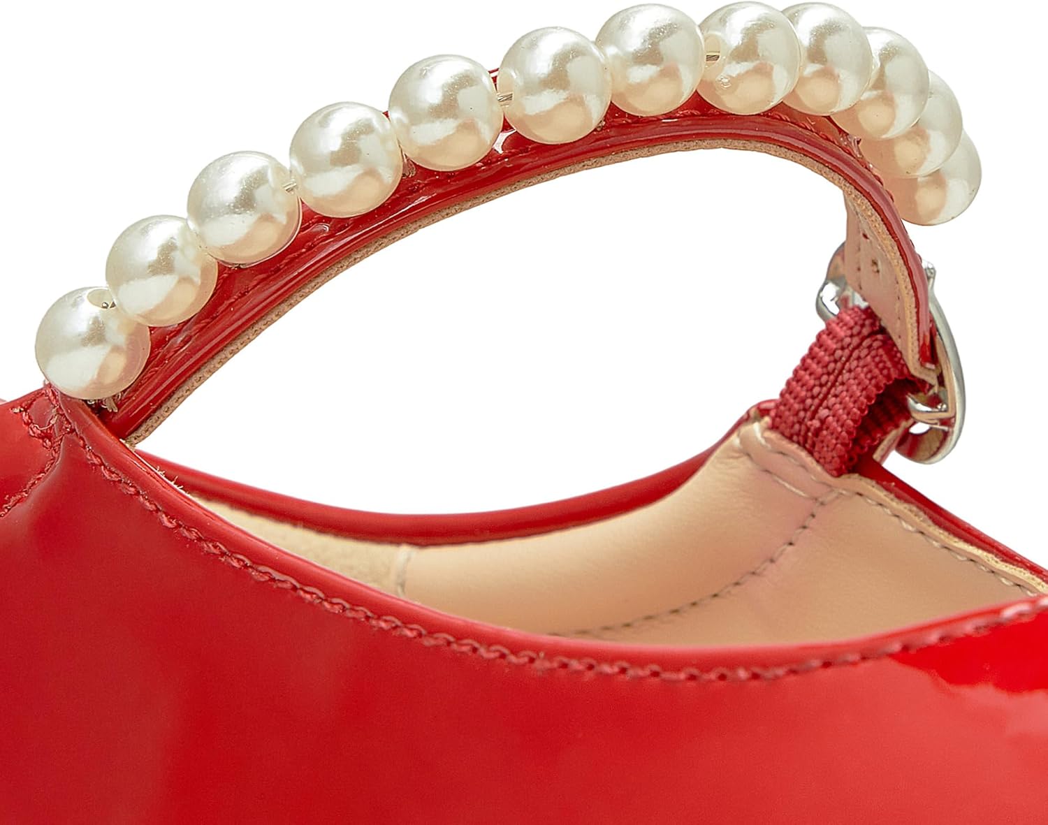 CosyFever Women's Pearl Strap Mary Jane Flats, Square Toe Dressy Ballet Flats, Elegant Comfortable Flats for Wedding, Party, Office - Image 5