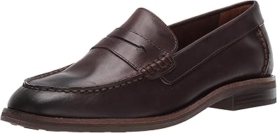 sperry leather slip ons