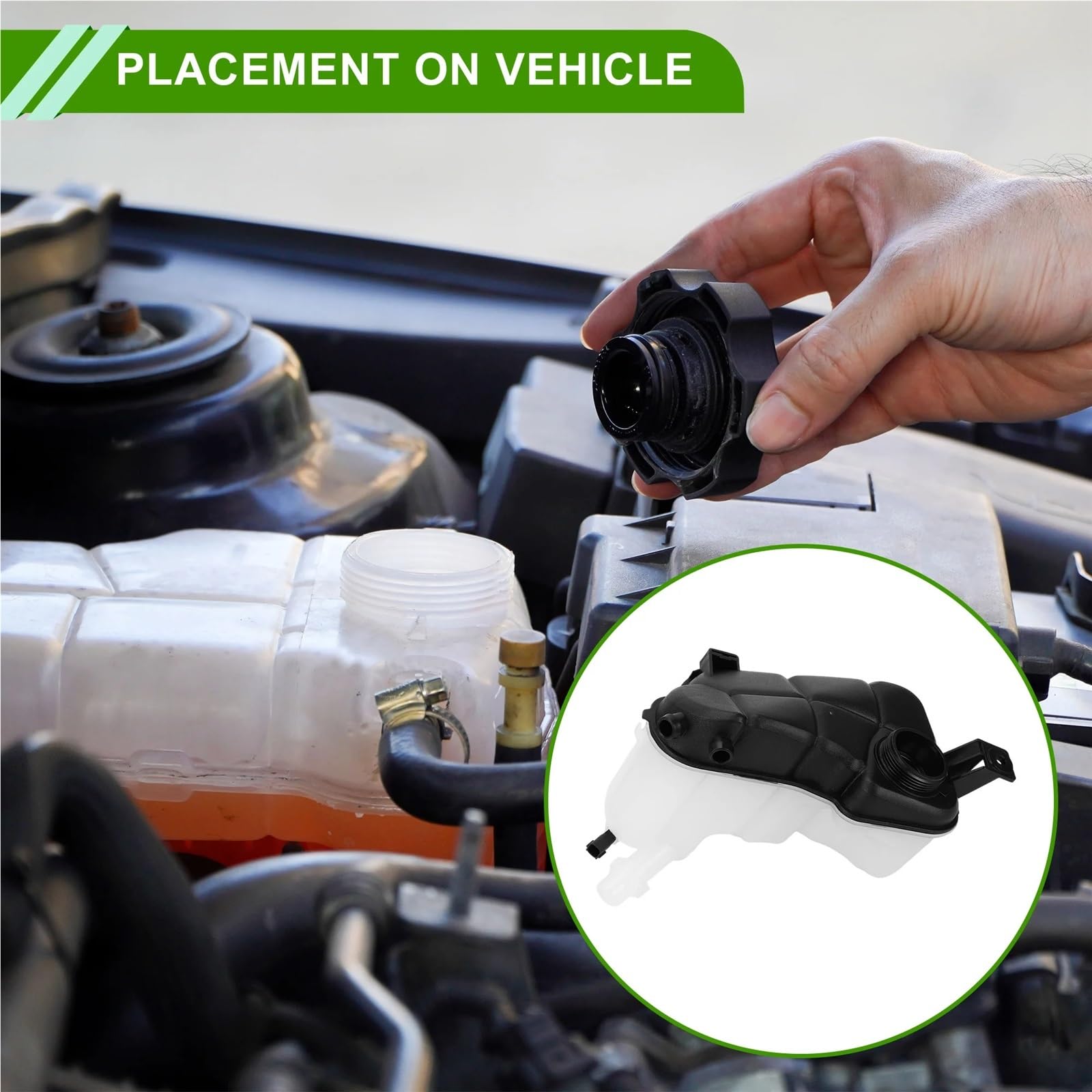 Zbiornik wyrównawczy płynu chłodzącego nr 31439508/31338195 pasuje do VOLVO S60 S80 V60 XC60