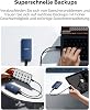 Lexar ES3 Externe SSD 1TB USB 3.2 Gen2 Portable SSD bis zu 1.050 MB/s Lesen 1.000 MB/s Schreiben Tragbare SSD für iPhone15-Serie/Mac/PS5/XBOX/Laptop/PC und Spielkonsole (BLAU)