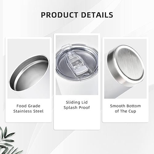 Miniatura 6 de Vaso personalizado con texto fotográfico, vaso de acero inoxidable con pajilla, taza de café divertida personalizada, regalos para aniversario,