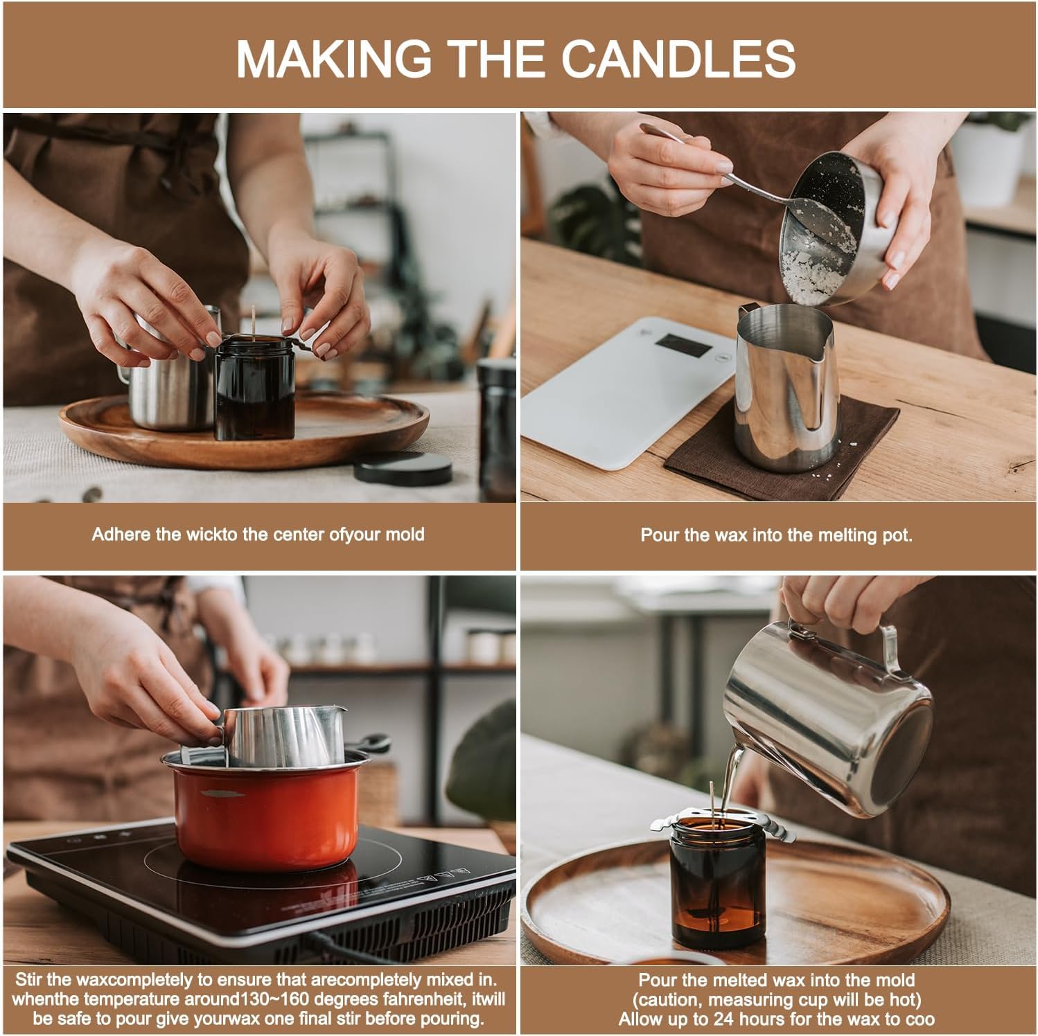 Grcdoyvl Cera de soja natural para hacer velas, bolsa de 20 libras, copos de cera de soja, vela de bricolaje