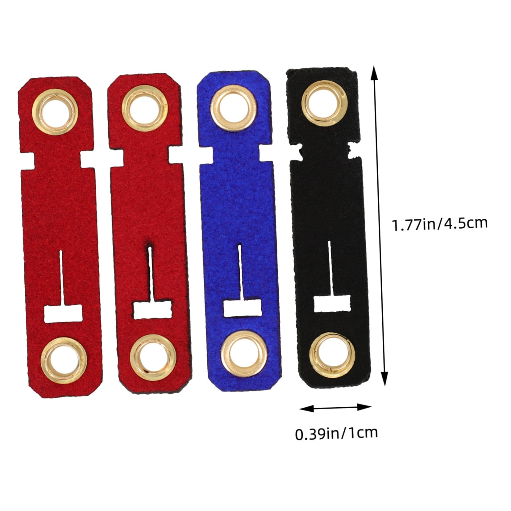 CORHAD Parrot Leg Bands Suede Foot Rings 4 Sets Easy to Use for Homing Pigeons Chicken Other Bird Breeding