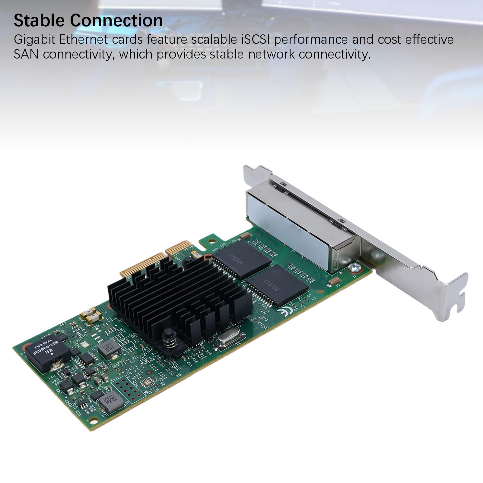 Karta Sieciowa, Adapter Serwera Ethernet z Układem I350, Karta PCIE Ethernet z Czterema Portami dla Aplikacji Serwerowych