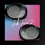 Skullcandy Jib True 2 Wireless Earbuds, Bluetooth Headphones, Up to 33 Hours Battery with Charging Case, Noise Isolating Fit, Sweat and Water Resistant, Microphone for iPhone Android - True Black