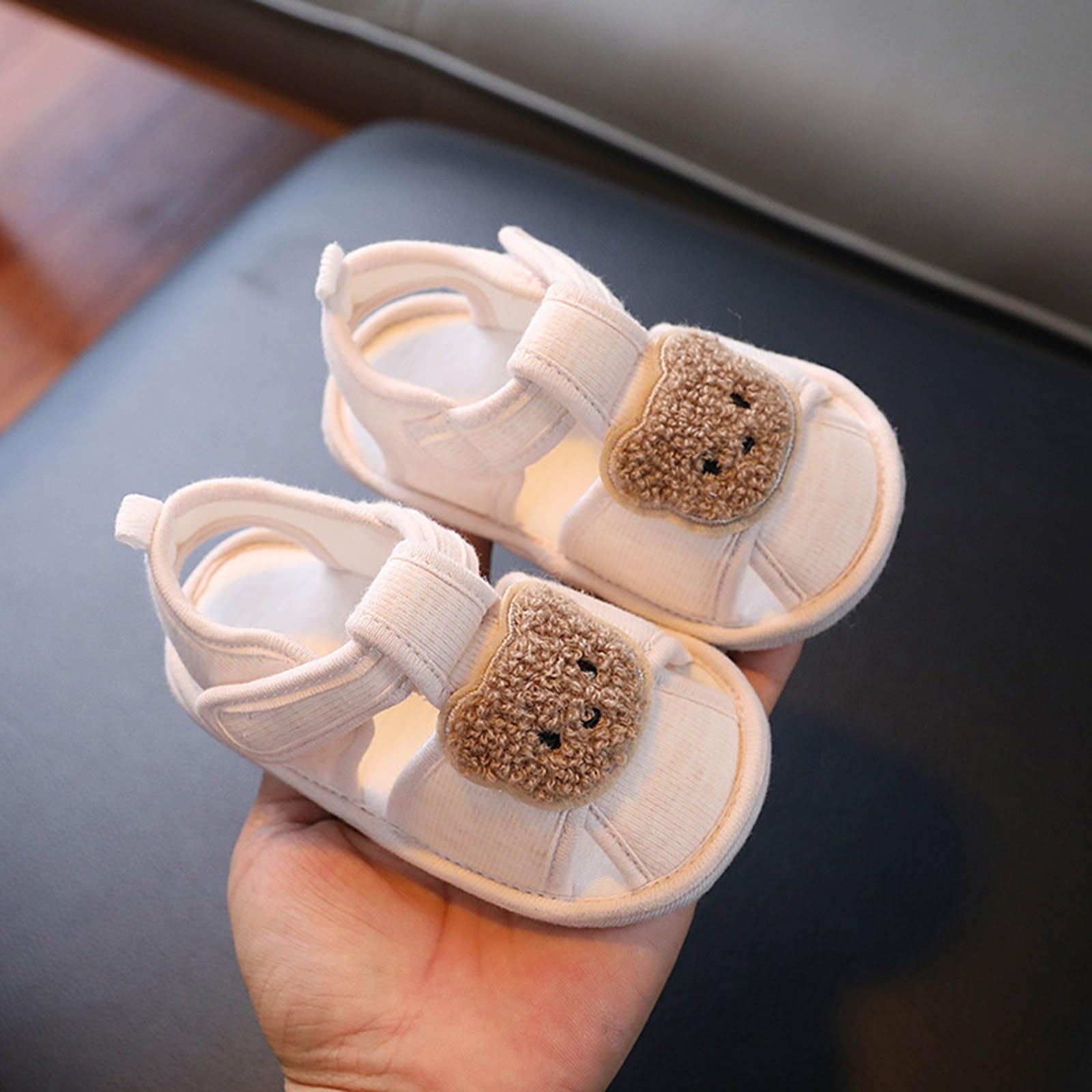 Summer Newborn Baby Girls Solid Tassel Soft Casual Shoes Toddler Sandals Size 11 Boys (Beige, 5.5 Infant)