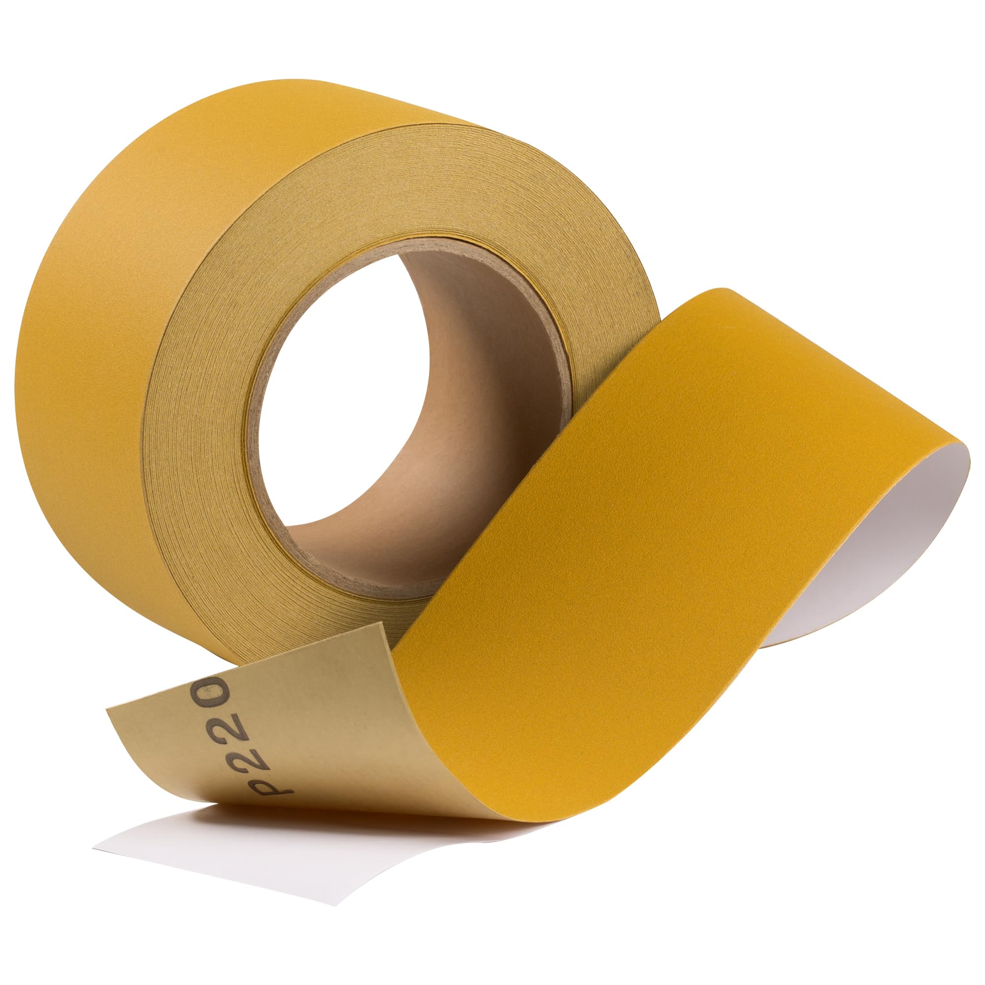 CowboyBOB Self Adhesive Stickyback PSA Sandpaper 220-Grit Sandpaper Roll 2-3/4in x 20 Yards Aluminum Oxide Longboard Sand Paper Sanding Sheet โ image 1