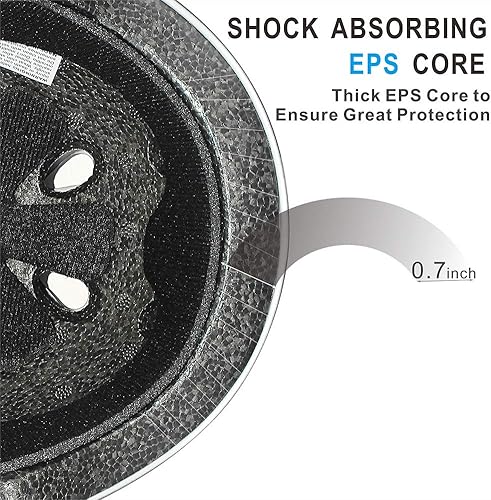 Miniatura 3 de LANOVAGEAR Casco para niños de 3 a 8 años para niños, rodilleras, coderas, muñequeras, ajustable, para patinaje, patinaje, casco para niños