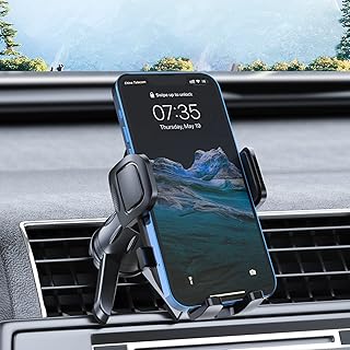 YouOKLight Phone Holder car Vent, car Cell Phone Holder for iPhone, car Vent Phone Mount, Car Phone Holder, 2023 Upgraded Metal Hook Universal Car Phone Mount fit for Smart Phone.
