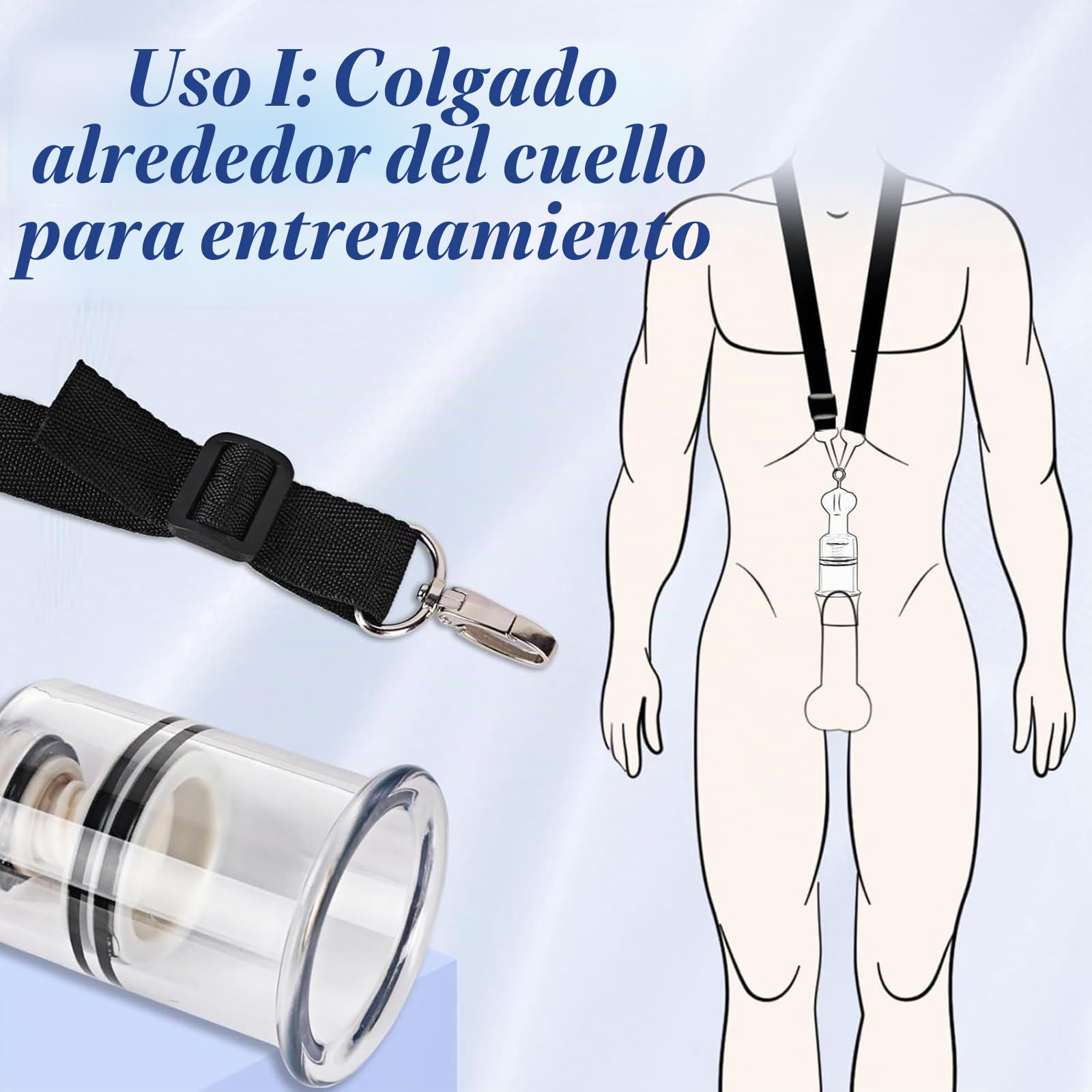 Ejercicio de estiramiento del pene Camilla de pene Extensión Agrandamiento del Entrenador estiramiento Entrenamiento y estimulación la manga Masturbación