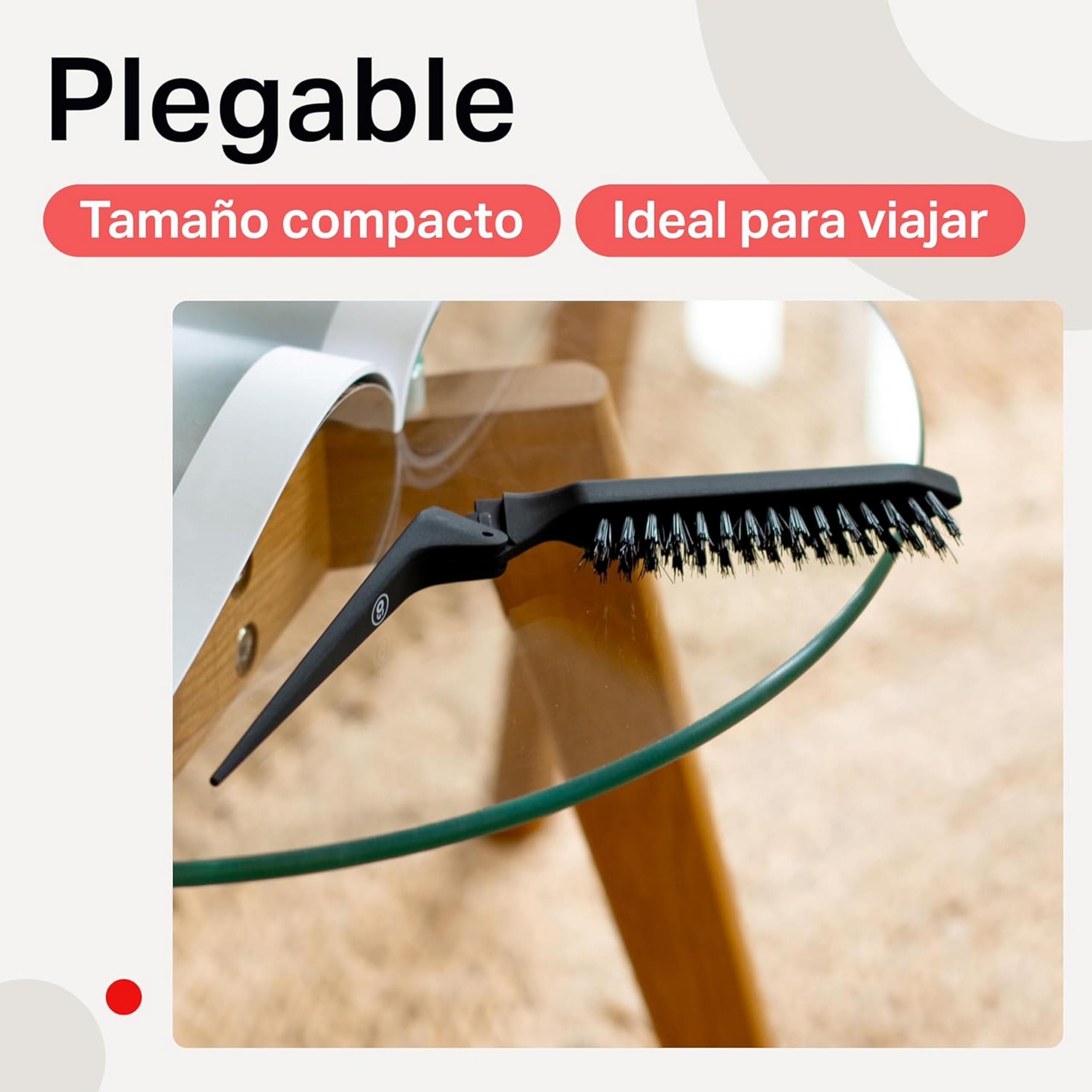Olivia Garden Expert Style Up Brush con cerdas de jabalí y sintéticas - Negro mate - Para peinados, peinados y volumen creativos, mejora el brillo y reduce la rotura