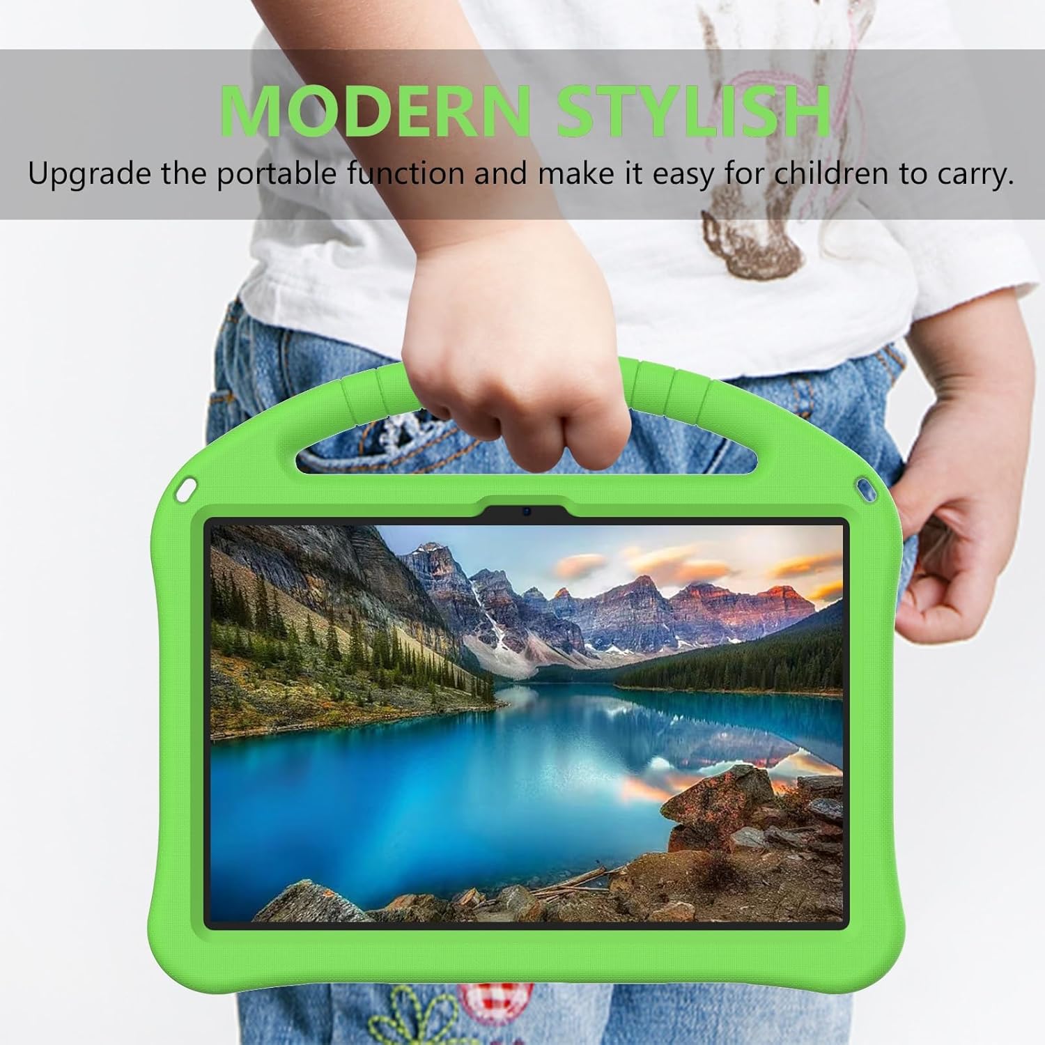 Tablet PC Bags Cases Sleeves Compatible With Google Pixel Tablet 11 2023 Tablet Case, Lightweight EVA Kid Friendly Shockproof Case, Dropproof Impact Resistance Protective Handle Stand Cover with Shoul