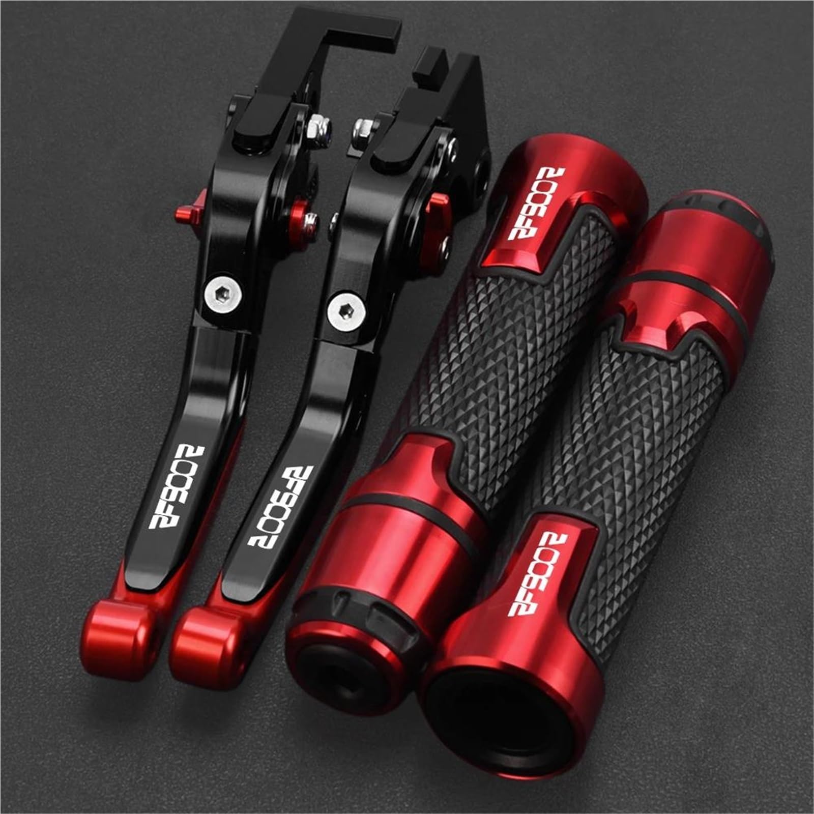 GQUIKGW Replace Pivot Clutch Levers Control Handles Motorcycle Parts Brake Lever Adjustable for Suzuki RF900R RF 900R RF900 R 1994-1997(Red 1)