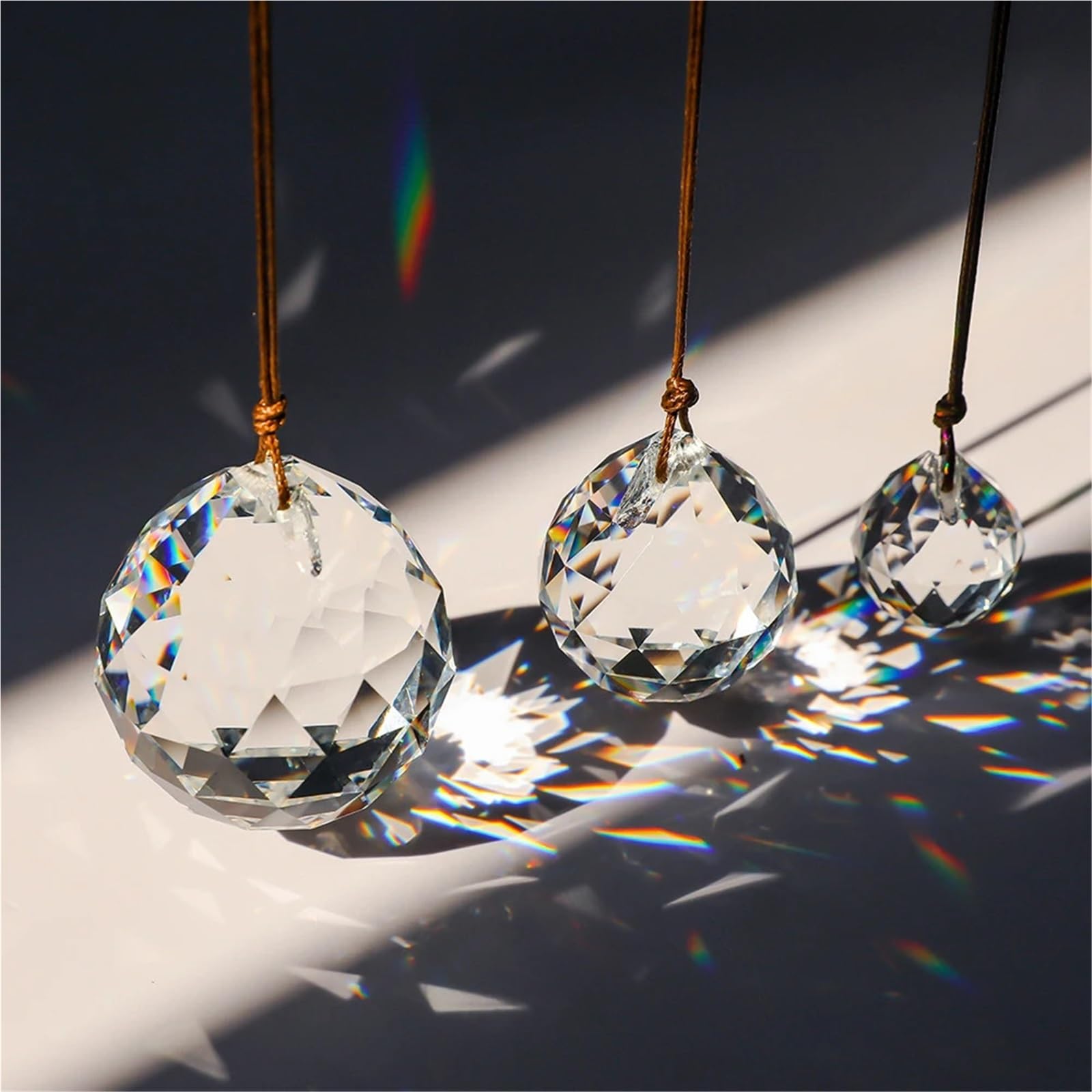 20 Pcs Klar Kristall Lampe Ball Prism Regenbogen Sun Catcher Hochzeit Decor Hause Party Dekoration Ornament für Dekoration(40mm)