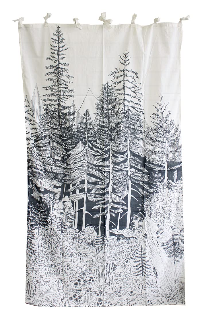 Amazon｜キーストーン LANDSCAPEカーテン シュワルツヴァルト 約W110