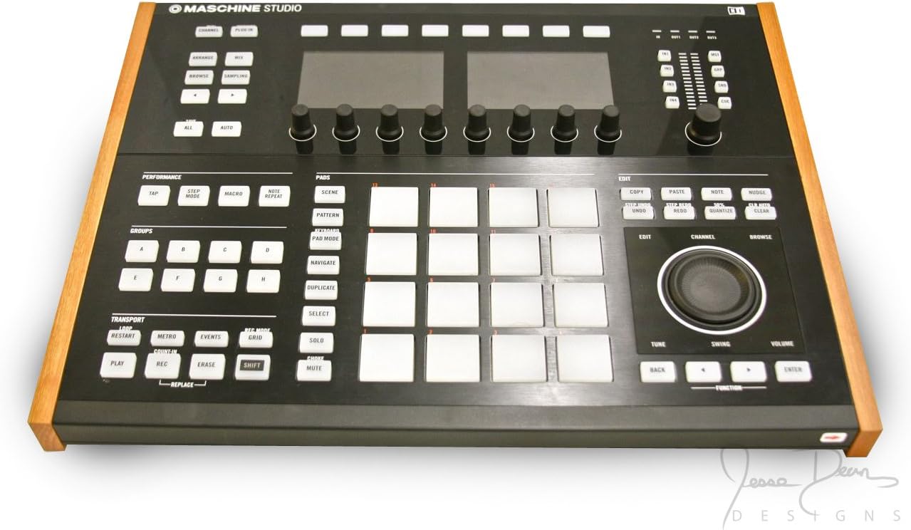Elevated Wood Trim Kit for Native Instruments Maschine Studio (Colonial)