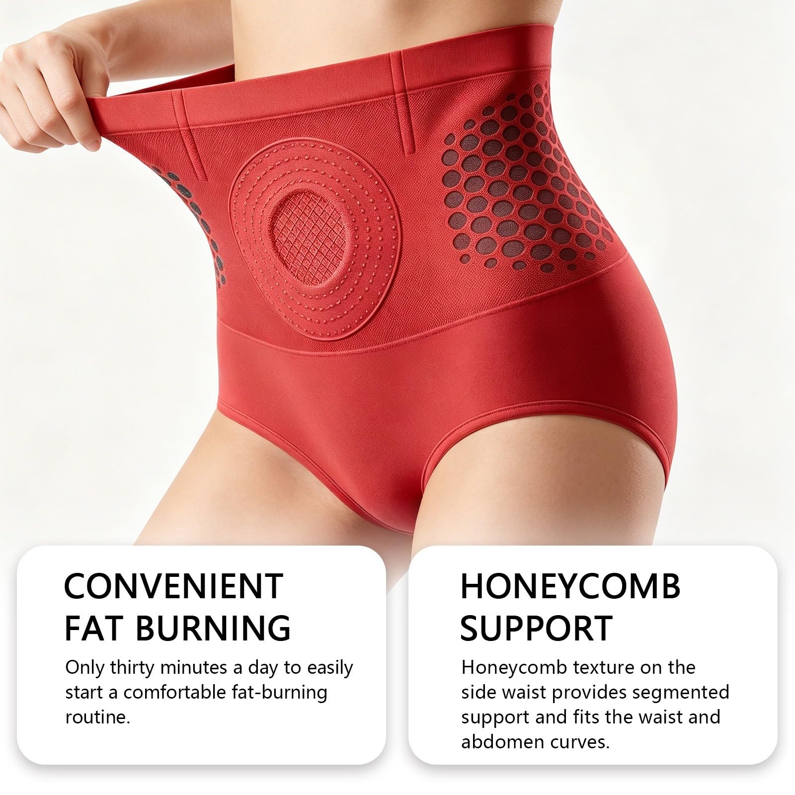 Short Sculptant Thermogénico Quemador de grasa 4 en 1 Micro Particle Sculpting Short Vainant Femme Vientre Plano Ropa interior Adelgazante sin costuras en la cintura