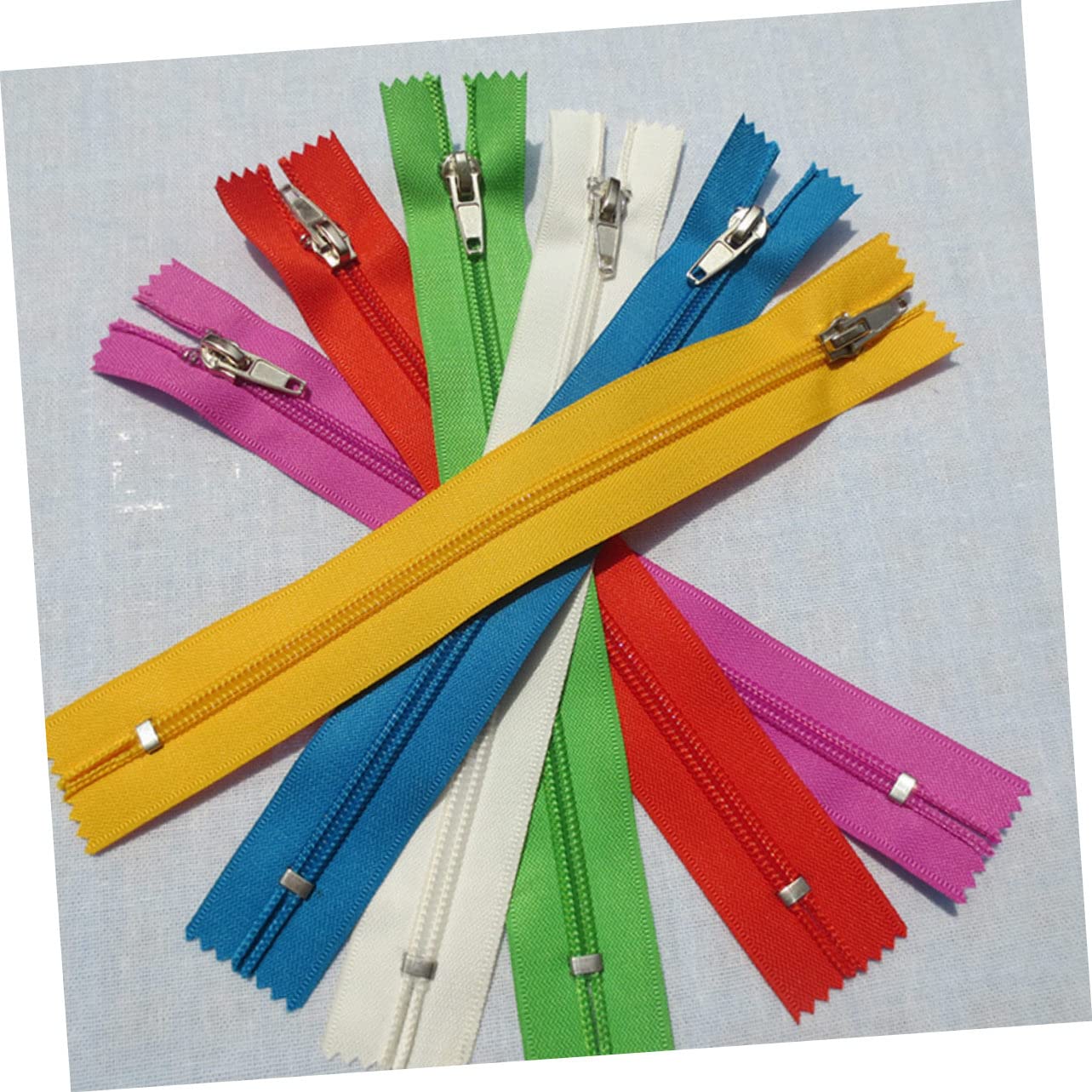 Ciieeo 100pezzi Cerniere Nylon Colorate Per Cucito Facili Da Usare e Resistenti Accessori Pratici Per Progetti Diy