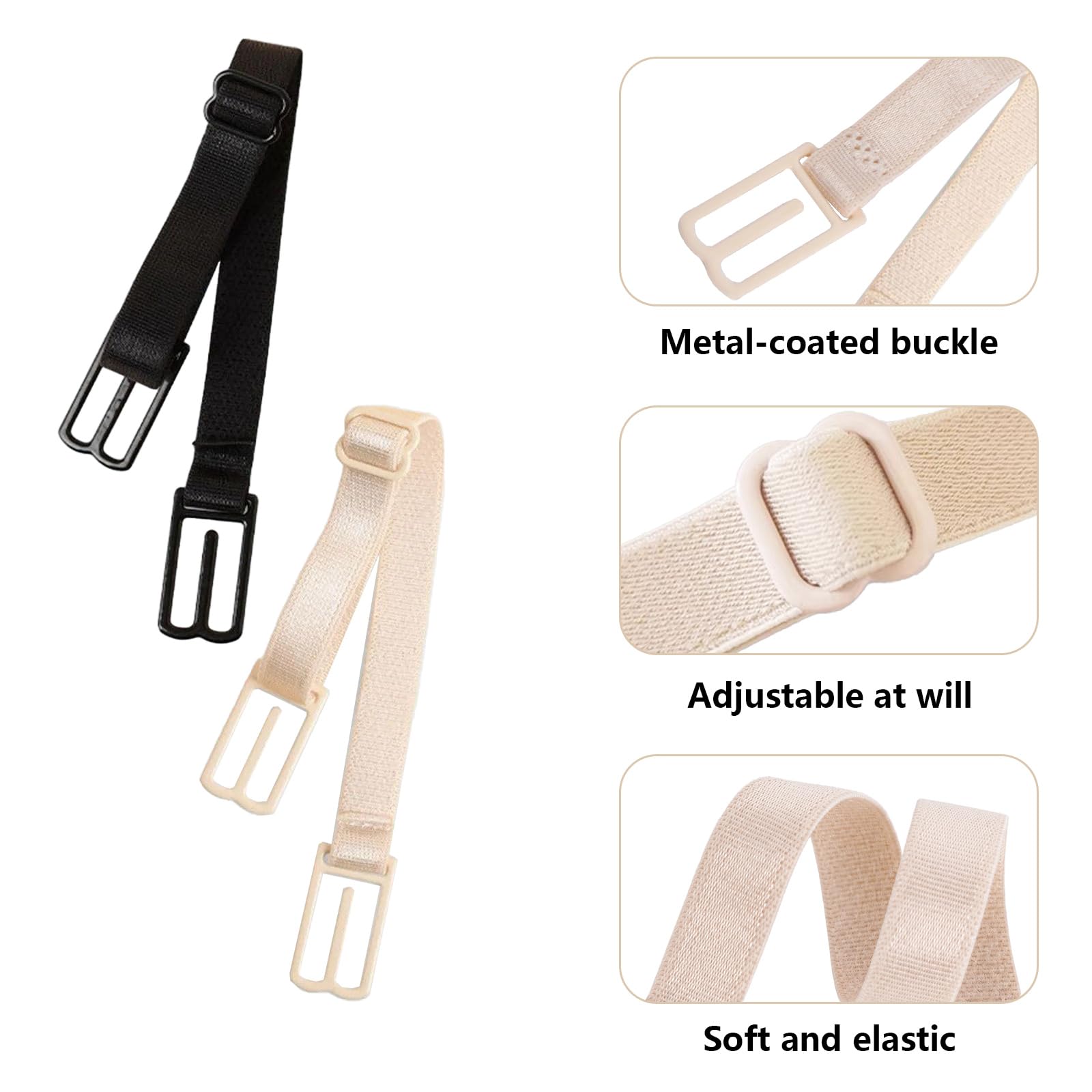 22 Pezzi Gancetti Reggiseno, Spalline Incrociate Gancetti Reggiseno, Clip Antiscivolo, Fissatori per Spalline Accessorio Reggiseno Tutti i Giorni Donna Eventi Formali Vacanze Uscite