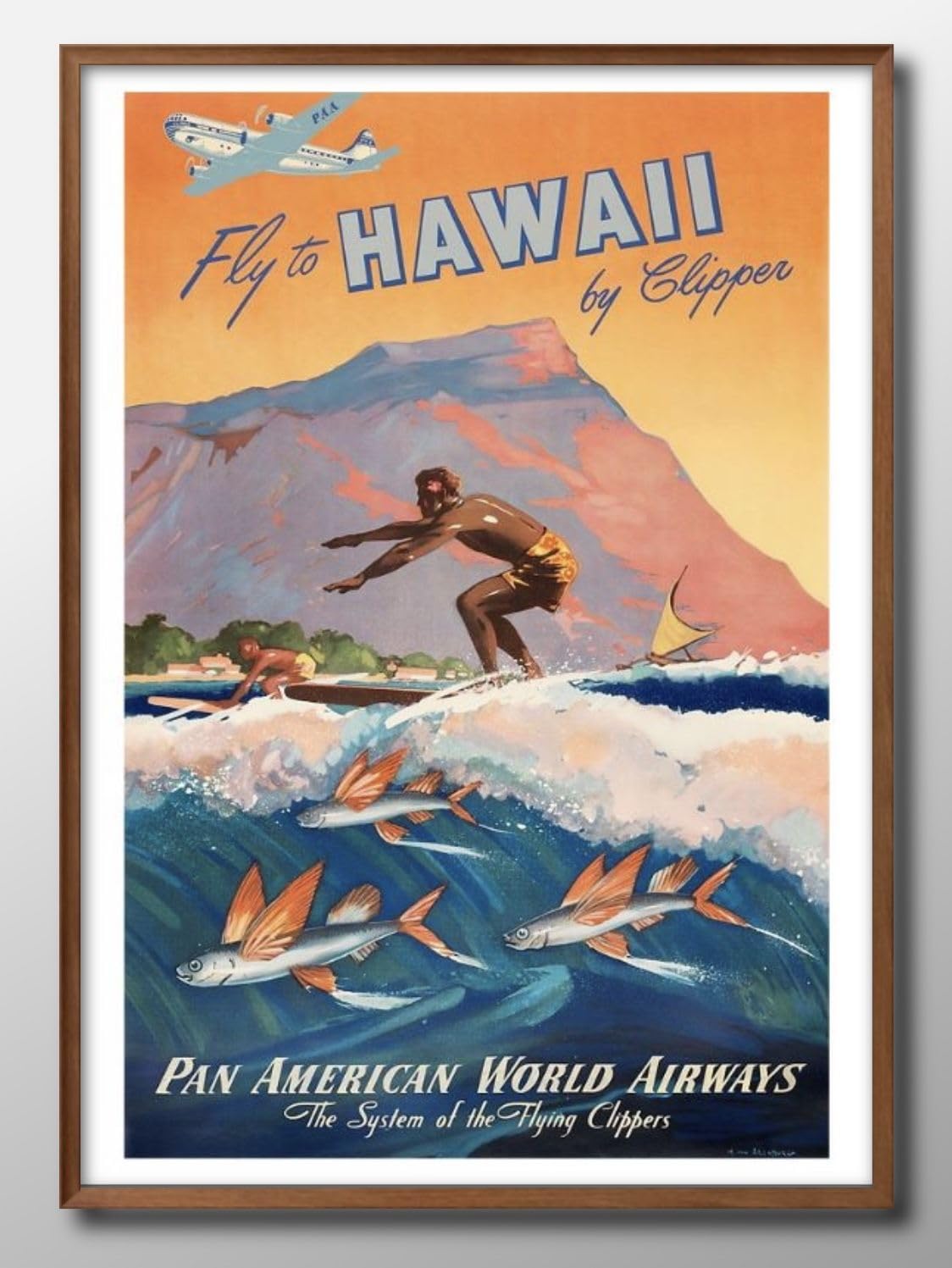 Amazon.co.jp: ポスター アート ハワイ トラベル 旅行 Hawaii A3