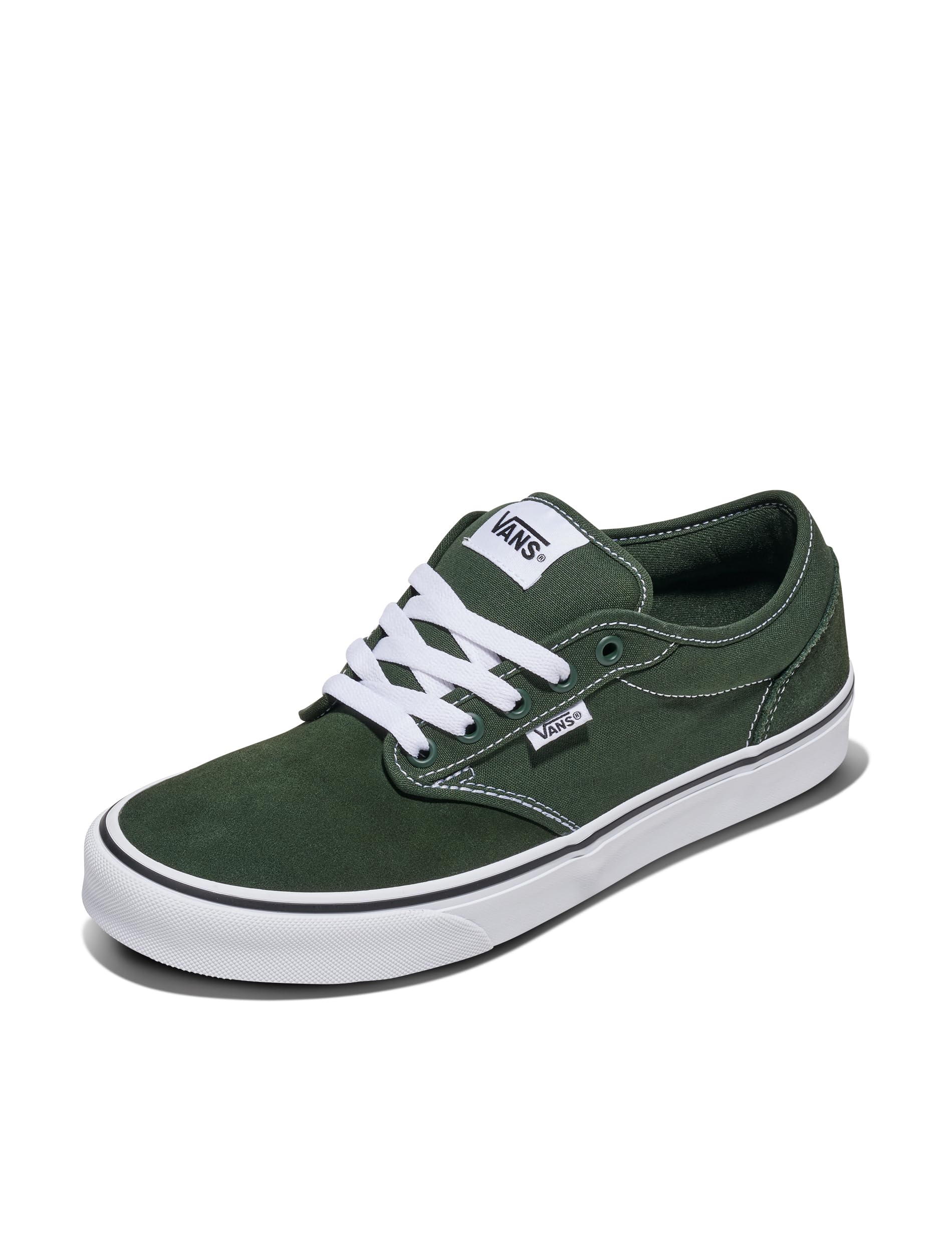 Vans Men's Atwood Sneaker 10.5 Suede/Canvas Dried Kelp