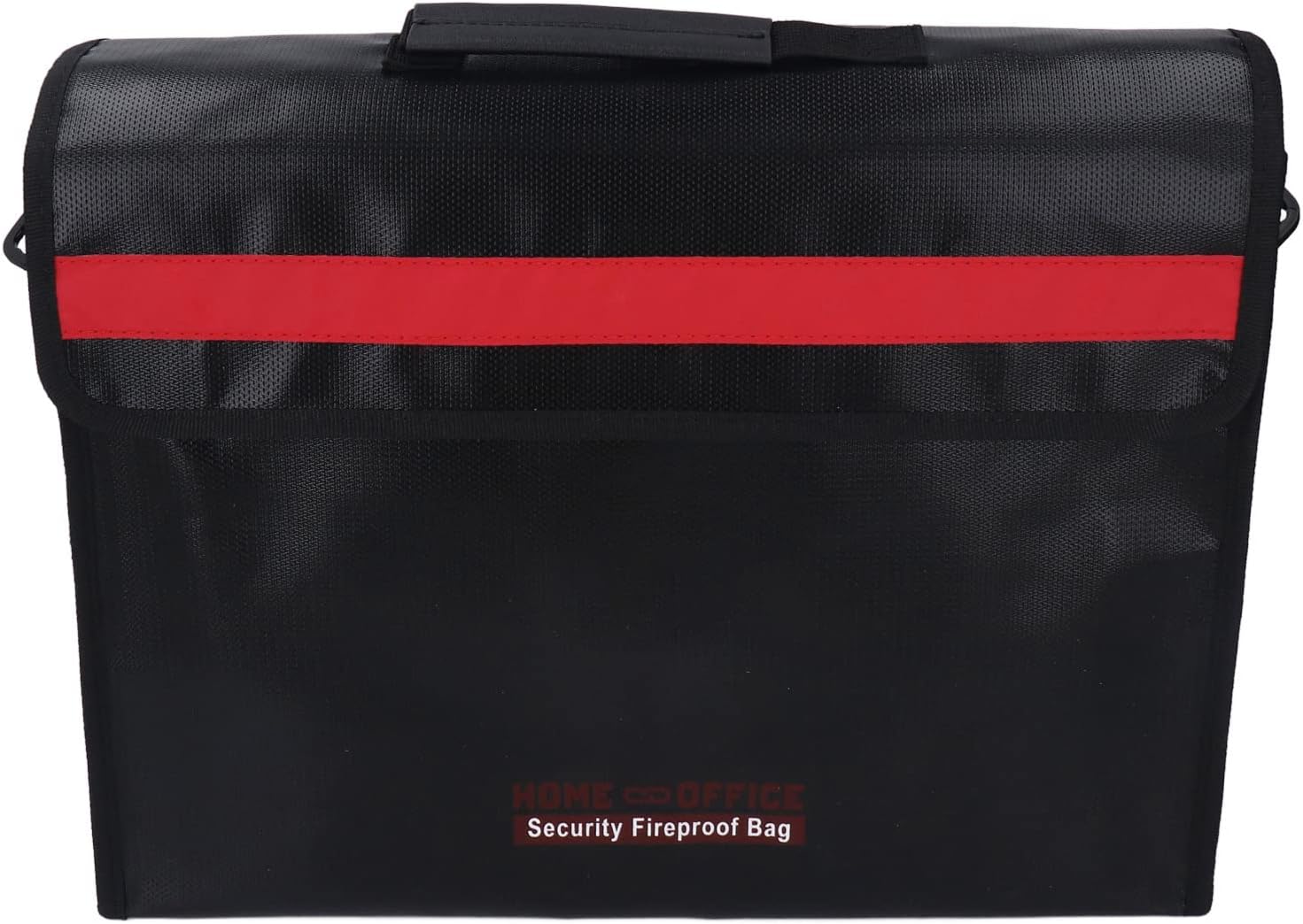 Fireproof Document Bag HIGH Temperature Reflective Design Safe Pouch with Shoulder Strap