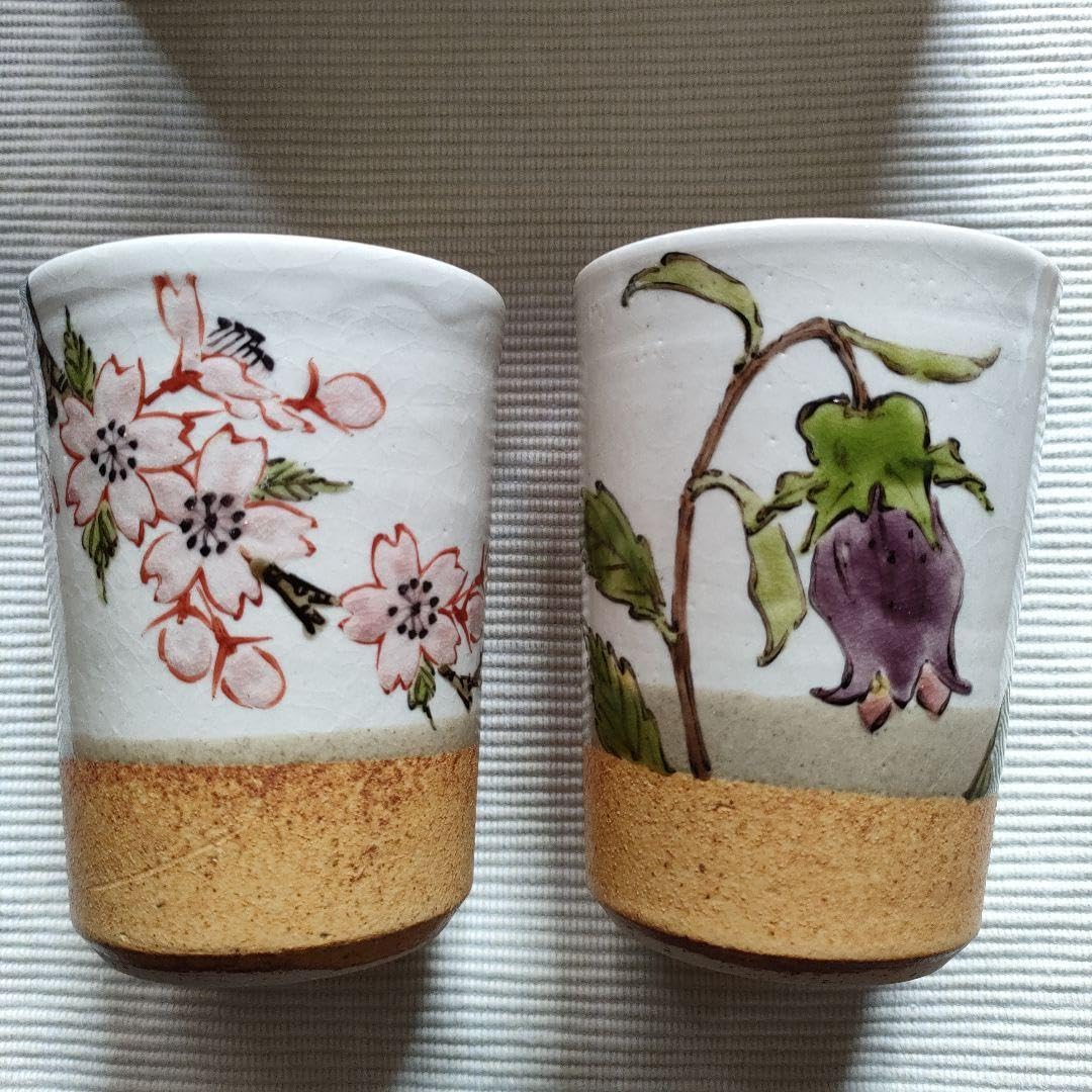 力石俊ニ 陶板 花鳥 益子焼 力石俊ニ 陶板 花鳥 益子焼 力石俊