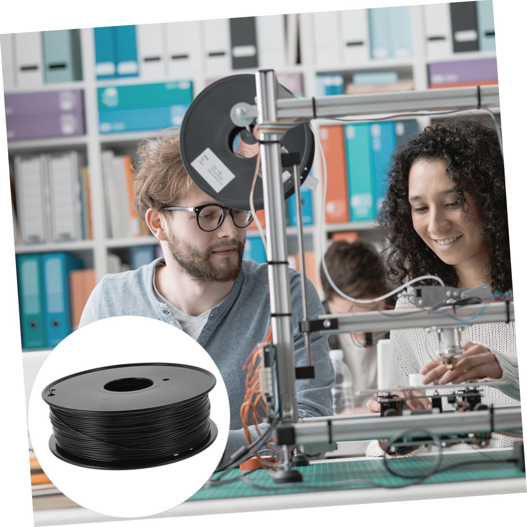 Filament D’impression 3d Asa Noir, Haute Dureté pour Imprimante