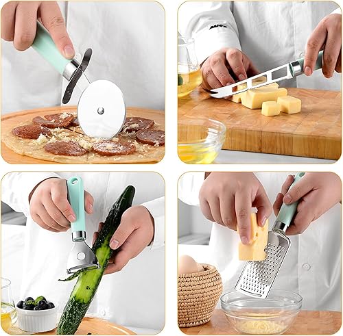Miniatura 3 de Toyvian Plastic Handle Kitchen Utensils Set Heat-resistant Cooking and Baking Gadgets with Smooth Edges for Safe and Comfortable Grip Essential