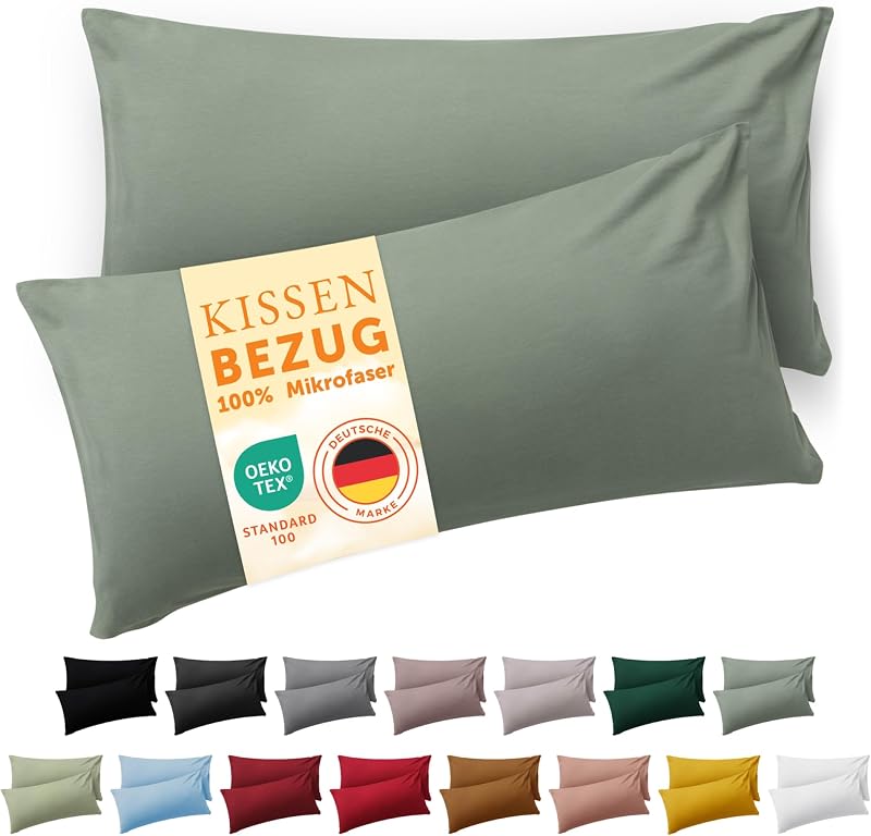 Blumtal 2 db Párnahuzat 40x80 cm Boríték Zárással Puha Mikroszálas Anyag