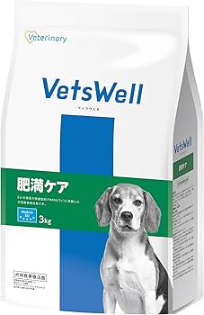 Amazon.co.jp: VetsWell(ベッツウェル) 犬用食事療法食 肥満ケア 3kg