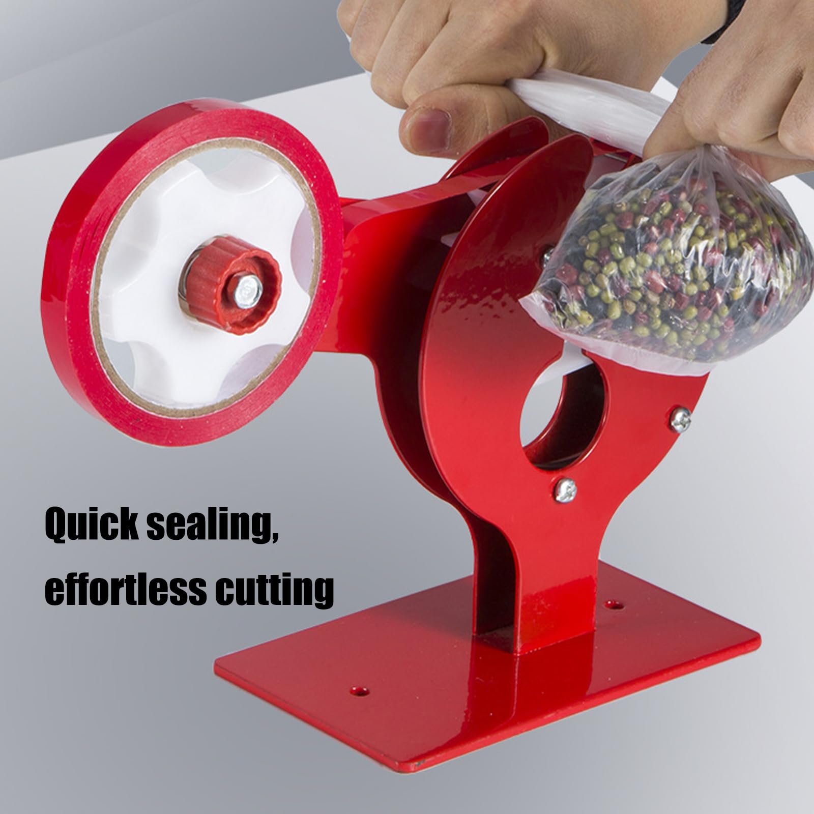 Dispenser di nastro adesivo multifunzione, base antiscivolo, funzionamento sicuro, per uffici domestici, nastri adesivi, utensile da taglio, dispenser