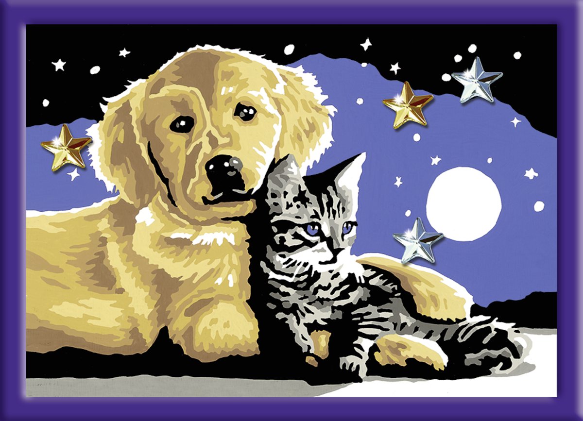 Ravensburger CreArt 28986, adorables Gatitos, para niños de 11 años o más, Set de Pintura con Marco, Pincel y Pinturas acrílicas, Regalo para niños y Ravensburger CreArt 28986, adorables Gatitos, para niños de 11 años o más, Set de Pintura con Marco, Pincel y Pinturas acrílicas, Regalo para niños y