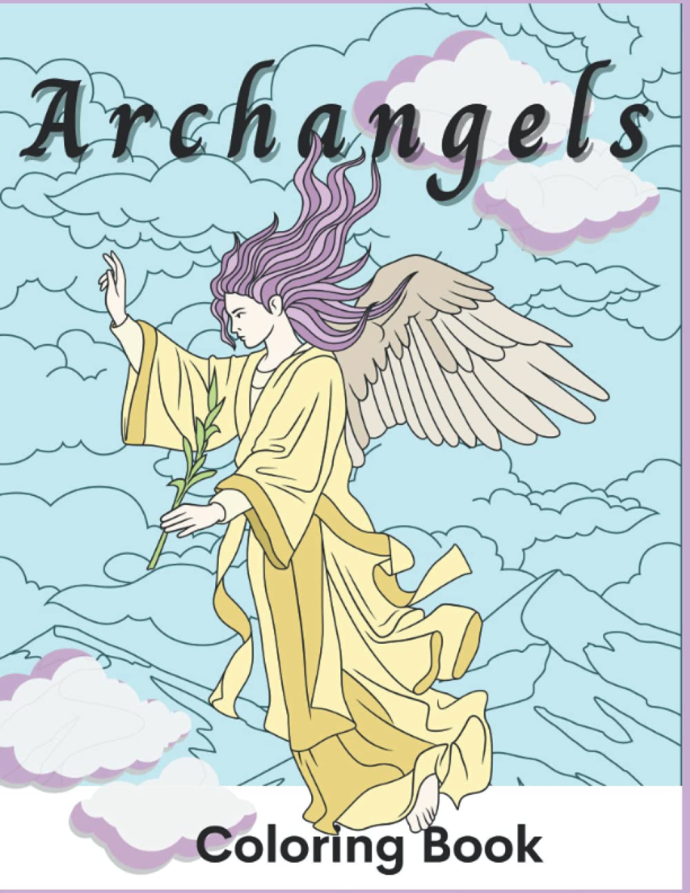 Archangels: Beautiful Christian Angel Coloring Book for Adults