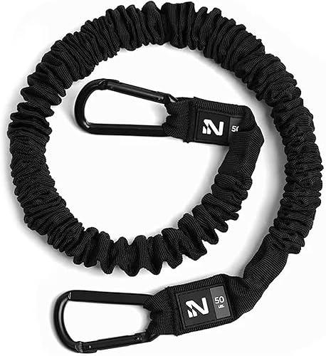 Miniatura 10 de Iron Neck Resistance Band, Durable Exercise Band with Steel Carabiners for Neck Training, Strength Workouts, Stretching, and Rehab
