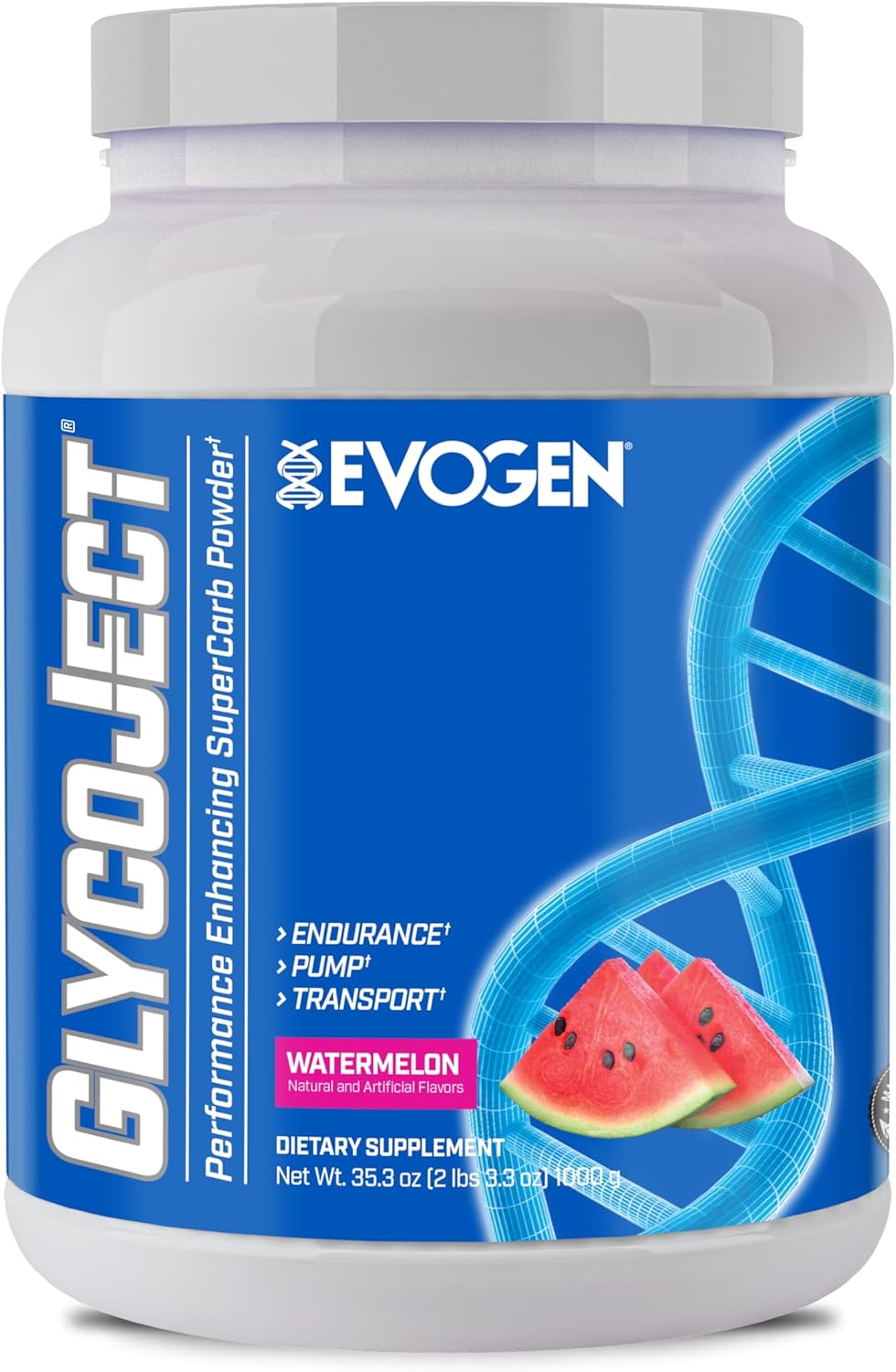 Evogen GlycoJect - Super Carb Powder | Rapid Absorption for PreWorkout | Carbohydrate Powder for Endurance | Post-Workout or Pre Workout Powder for Men & Women | Cherry | 37 Servings